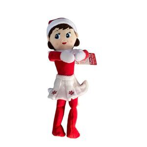Elf on The Shelf Plushee Pal Blue Eyed Girl Doll The Snuggler!  NEW!